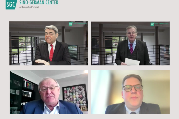 Screenshot of speakers at webinar "The Year of the Tiger: What to Expect from China’s Economy and Financial Markets"